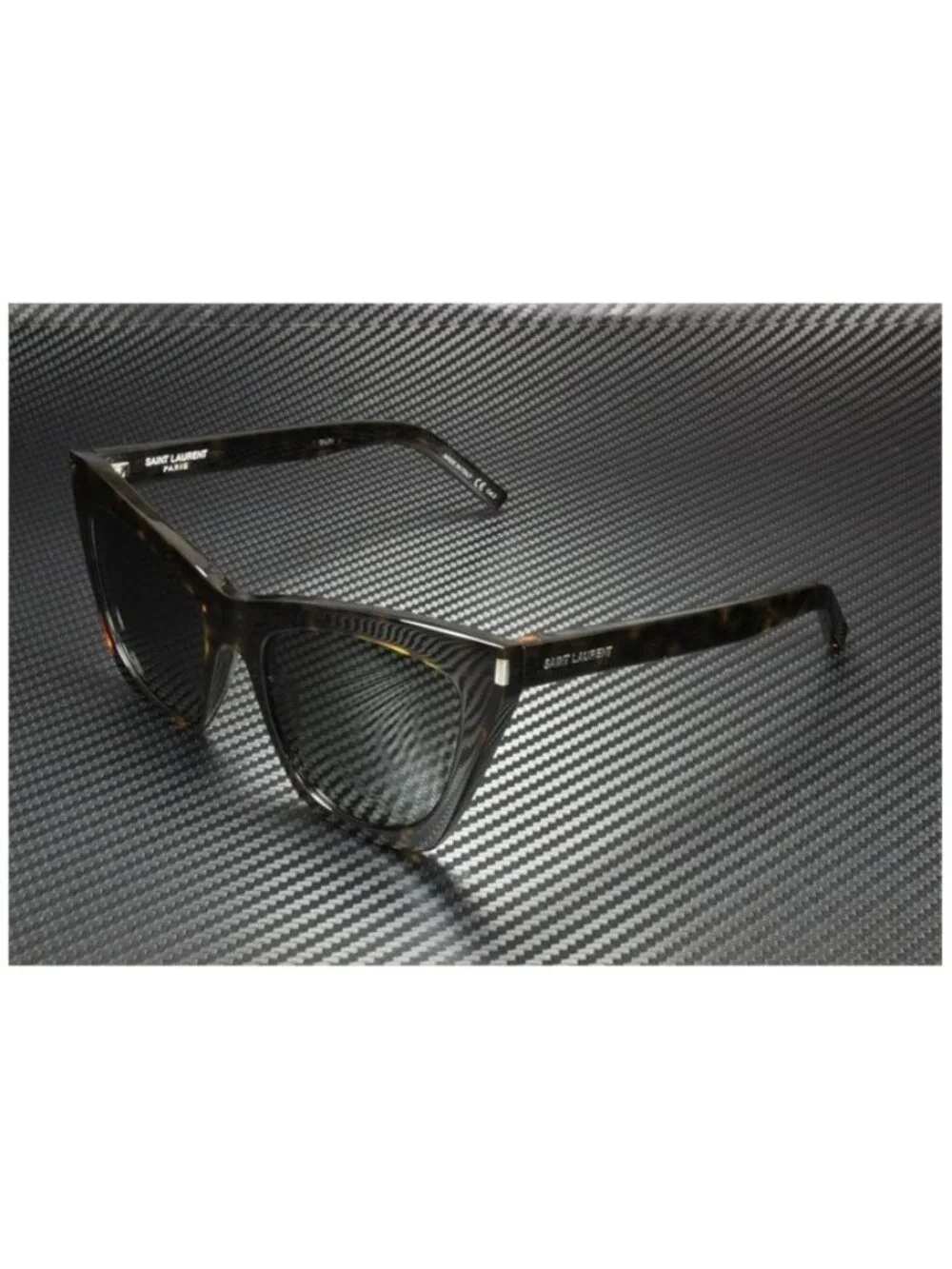 New Yves Saint Laurent Women  Havana Sunglasses  55- 20- 145
